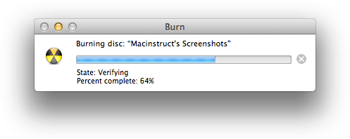 Burning CD Disc on Mac