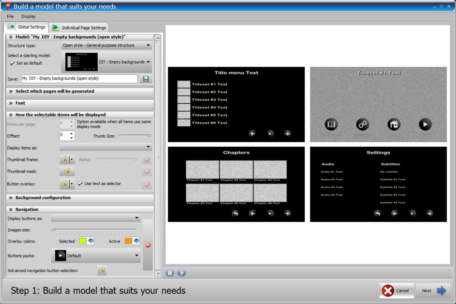 Customize DVD Menu Template in ConvertXtoDVD