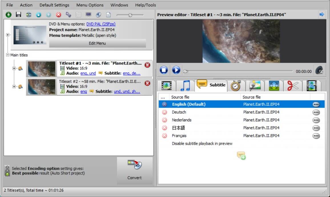 Import Video to ConvertXtoDVD