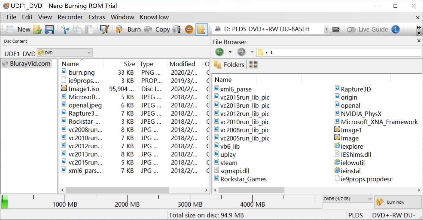 Add Computer Files to Burn Data DVD with Nero